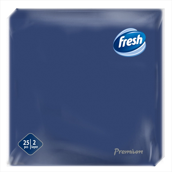 FRESH PAPIRNA SALVETA PREMIUM PLAVA 2 SLOJA 38X38CM 25KOM