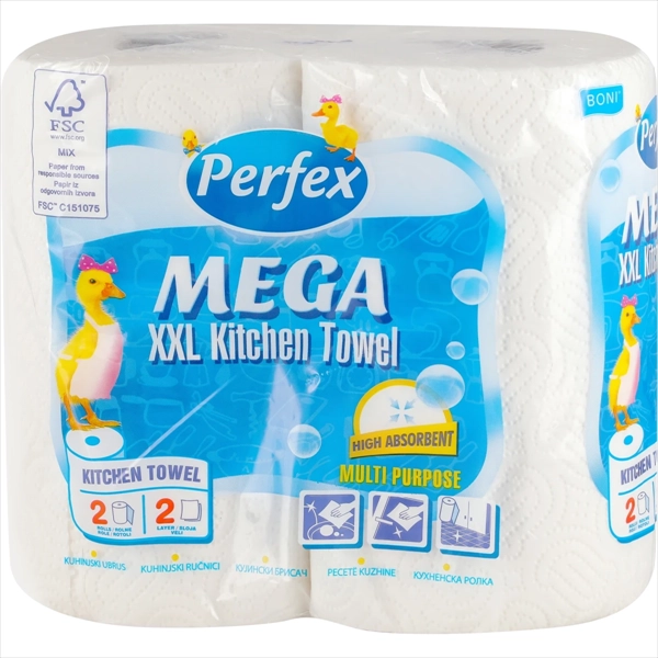PERFEX UBRUS KUHINJSKI MEGA XXL 2-SLOJNI 2KOM