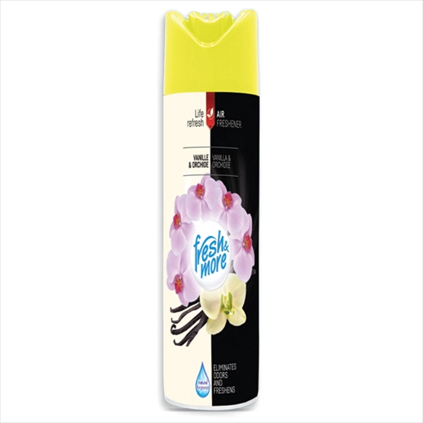 FRESH&MORE OSVEŽIVAČ PROSTORA SPREJ VANILA I ORHIDEJA 300ML