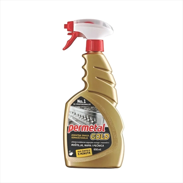 PERMETAL SREDSTVO ZA ČIŠĆENJE I ODMAŠĆIVANJE GOLD 650ML
