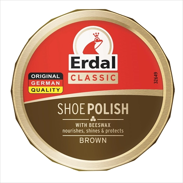 ERDAL SHOE POLISH BROWN 55ML