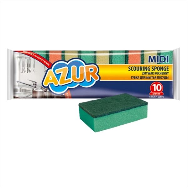 AZUR YORK SUNĐER ZA POSUĐE SA ABRAZIVOM 10KOM