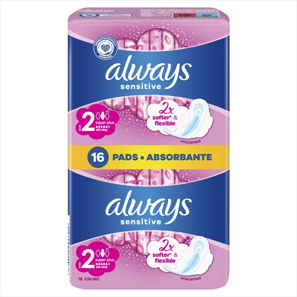 ALWAYS HIGIJENSKU ULOŠCI SENSITIVE SUPER PLUS DUO VELIČINA 2 16KOM