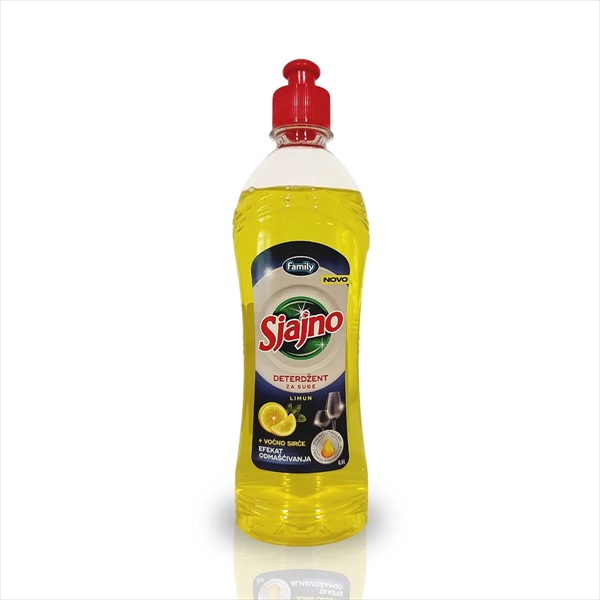 FAMILY SJAJNO TEČNI DETERDŽENT ZA SUDOVE LIMUN 500ML