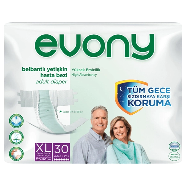 EVONY PELENE ZA ODRASLE EXTRA LARGE 30KOM