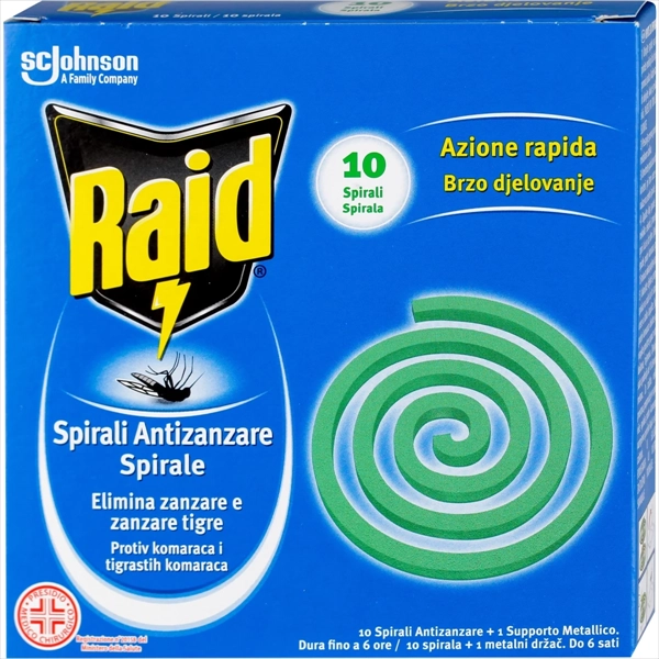 RAID SPIRALE PROTIV KOMARACA 10KOM