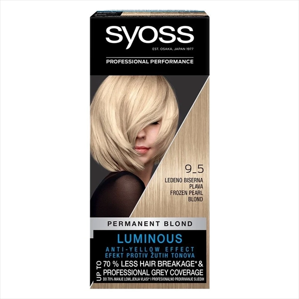SYOSS BOJA ZA KOSU 9-5 LEDENO BISERNO PLAVA