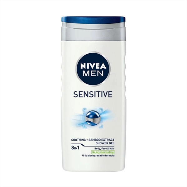 NIVEA MEN GEL ZA TUŠIRANJE SENSITIVE 250ML