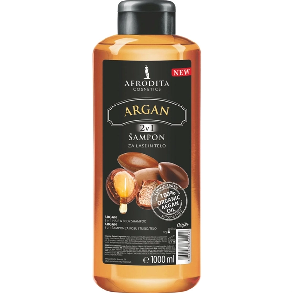 AFRODITA ŠAMPON ZA KOSU I TELO ARGAN 1L