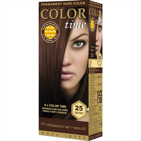 COLOR TIME BOJA ZA KOSU 25 KESTEN