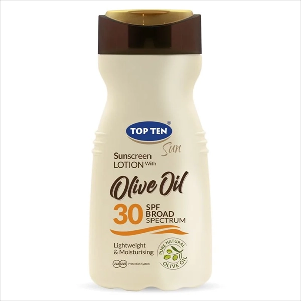 TOP TEN SUN MLEKO ZA ZAŠTITU OD SUNCA MASLINOVO ULJE SPF30 200ML