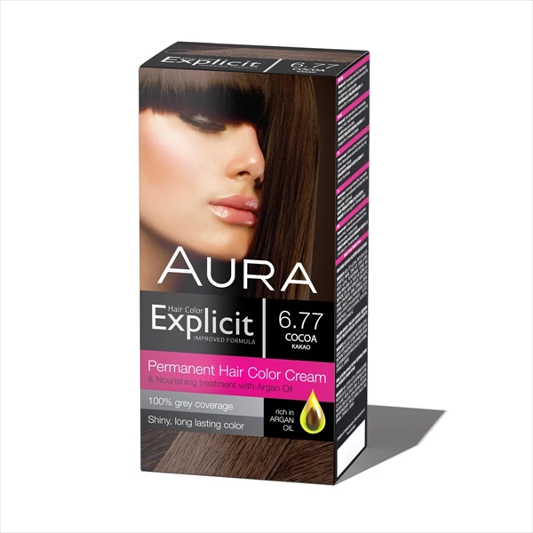 AURA EXPLICIT BOJA ZA KOSU 6.77 KAKAO