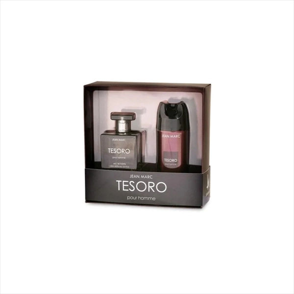 JEAN MARC SET TESORO MEN (EDT 100ML + DEO SPREJ 150ML)
