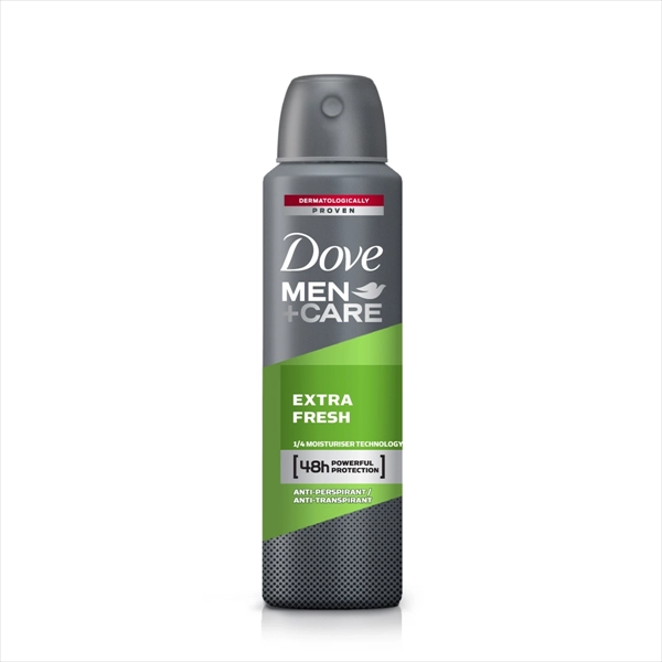 DOVE MEN DEO SPREJ EXTRA FRESH 150ML