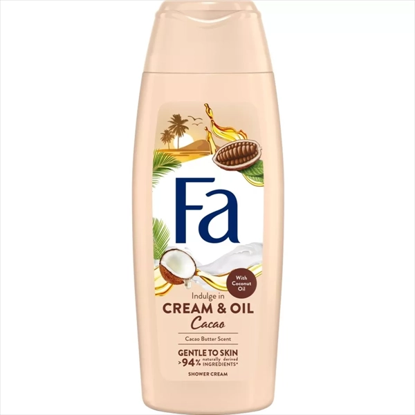 FA GEL ZA TUŠIRANJE CREAM&OIL CACAO 250ML