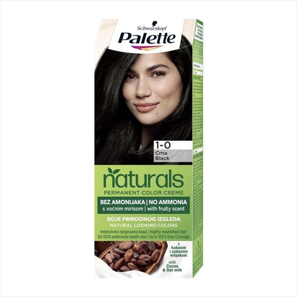 PALETTE NATURALS COLOR BOJA ZA KOSU 900 (1-0) CRNA