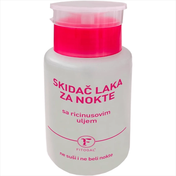 FITOGAL SKIDAČ LAKA ZA NOKTE RICINUS. ULJE PUMPICA 125ML