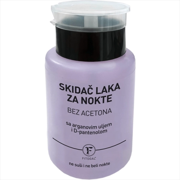 FITOGAL SKIDAČ LAKA ZA NOKTE BEZ ACETONA SA PUMPICOM 125ML