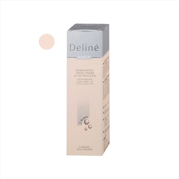 DELINE TEČNI PUDER ZA LICE 2 RIVIERA 50ML