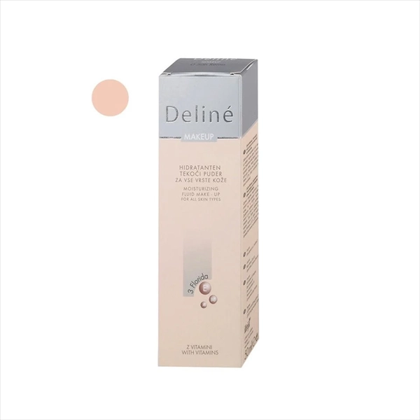 DELINE TEČNI PUDER ZA LICE 3 FLORIDA 50ML