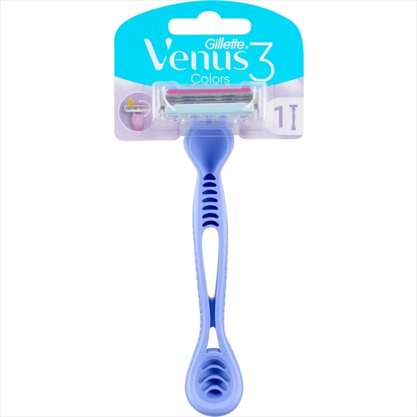 GILLETTE JEDNOKRATNI BRIJAČ VENUS 3 SIMPLY PLUS COLORS 1KOM