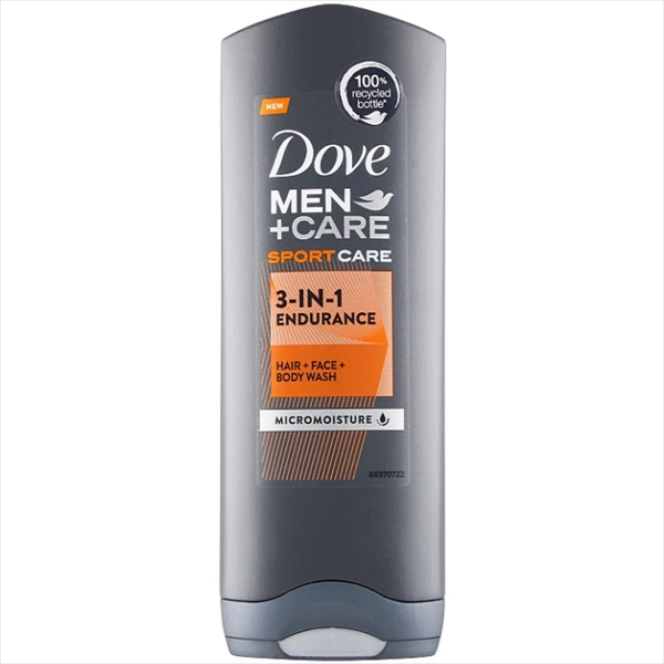 DOVE MEN GEL ZA TUŠIRANJE ENDURANCE 3U1 250ML