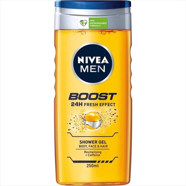 NIVEA MEN GEL ZA TUŠIRANJE BOOST 250ML