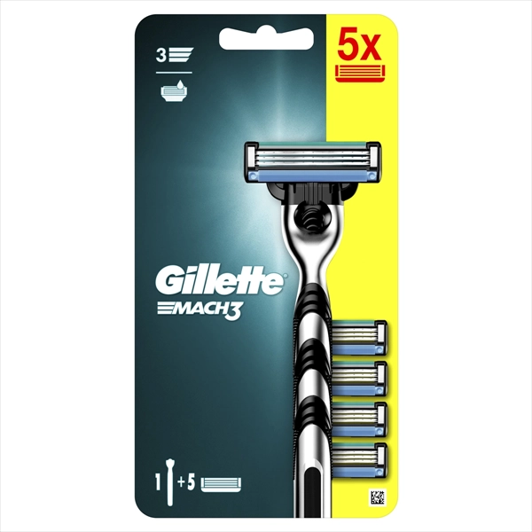 GILLETTE BRIJAČ MACH 3 DRŠKA + 5 DOPUNA