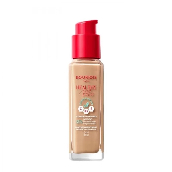 BOURJOIS TEČNI PUDER HEALTHY MIX VEGAN 54 BIEGE 30ML