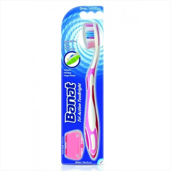 BANAT ČETKICA ZA ZUBE TRI ACTION TOOBRIGHT MEDIUM 1KOM