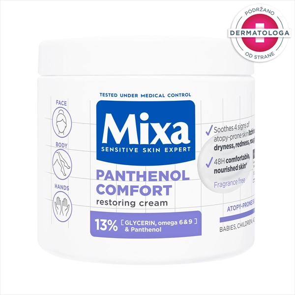 MIXA KREMA PANTENOL 400ML