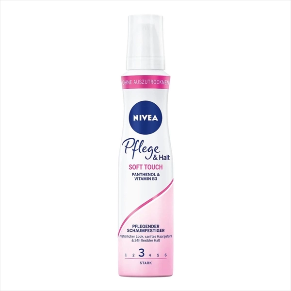 NIVEA PENA ZA KOSU CARE&HOLD SOFT TOUCH 150ML