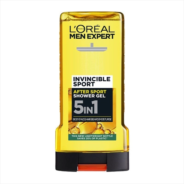 L'OREAL MEN EXPERT GEL ZA TUŠIRANJE INVINCIBLE SPORT 5U1 300ML
