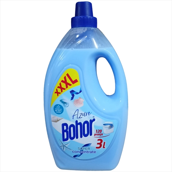 BOHOR OMEKŠIVAČ ZA VEŠ XXXL AZURE 120 PRANJA 3L
