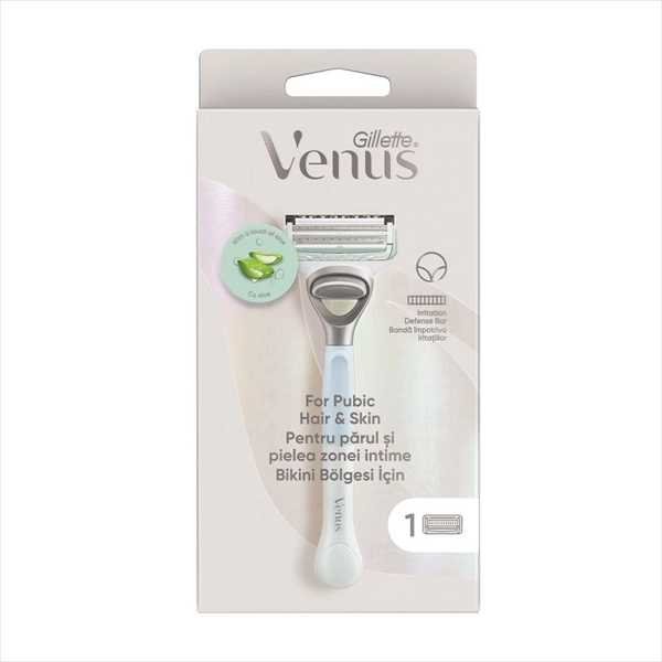 GILLETTE BRIJAČ ZA INTIMNU ZONU VENUS ALOE VERA DRŠKA + 1 DOPUNA