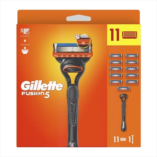 GILLETTE BRIJAČ FUSION 5 DRŠKA + 11 DOPUNA