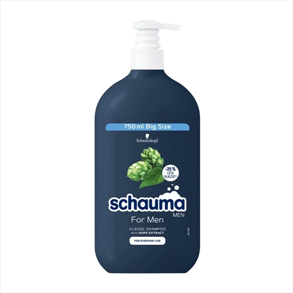 SCHAUMA MEN ŠAMPON ZA KOSU CLASSIC PUMPICA 750ML