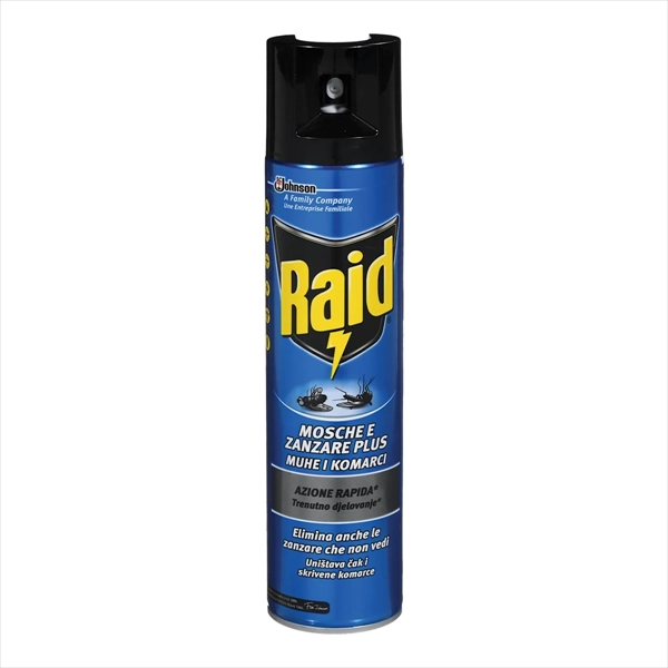 RAID SPREJ PROTIV LETEĆIH INSEKATA 400ML