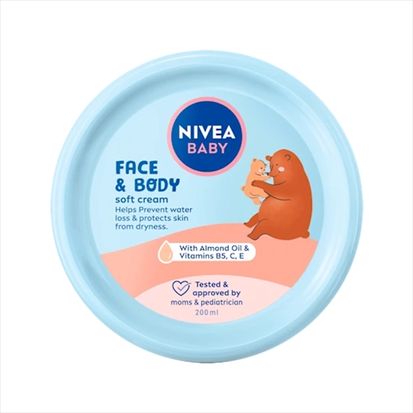 NIVEA BABY KREMA SOFT ZA LICE I TELO 200ML