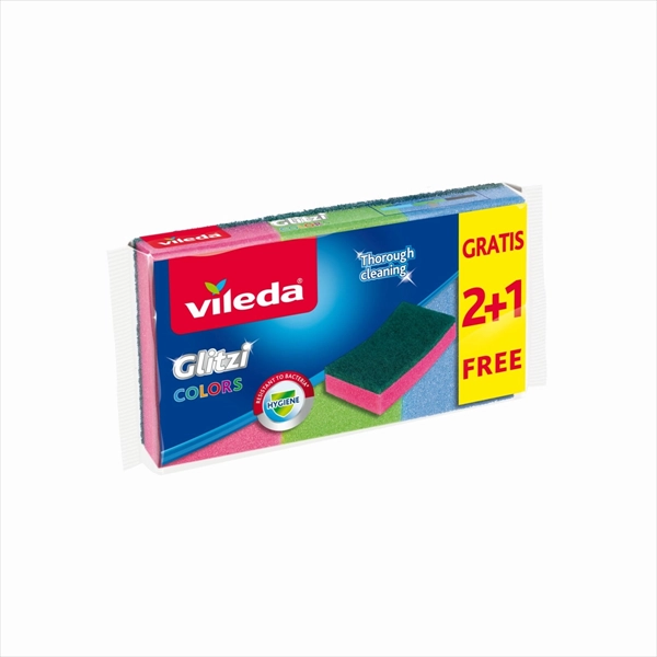 VILEDA SUNDJER GLITZI COLOR 2+1 TANKI