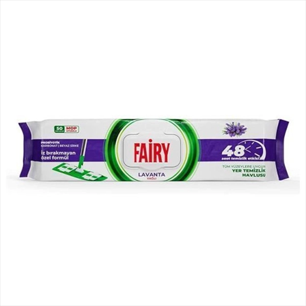 FAIRY VLAŽNE MARAMICE ZA PODOVE LAVANDA 50KOM