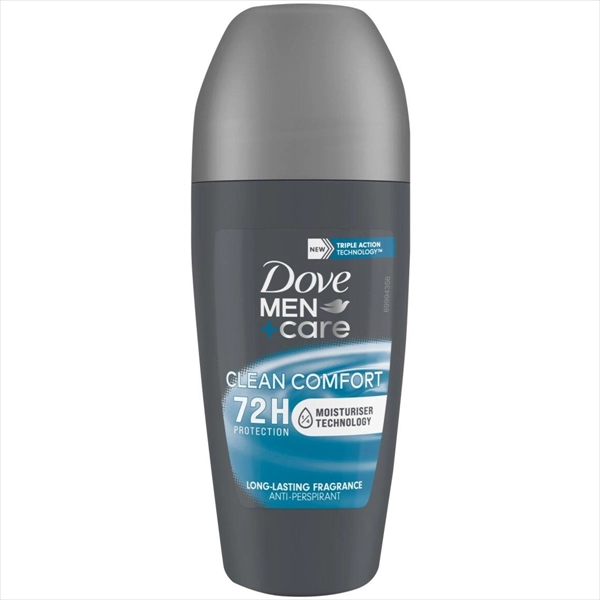 DOVE DEO ROLL ON 50ML COMFORT CLEAN