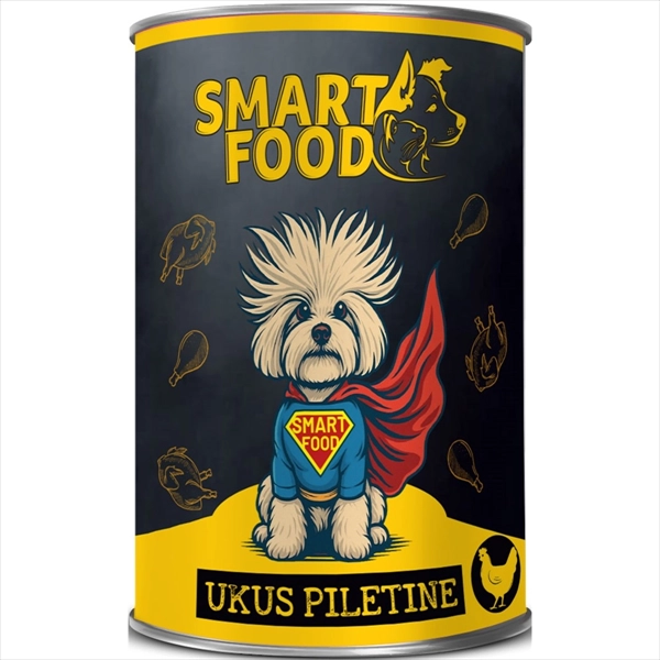 SMART FOOD HRANA ZA PSE PILETINA 1.24KG
