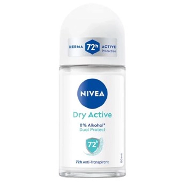 NIVEA W. DEO ROLON DRY ACTIVE 50ML.