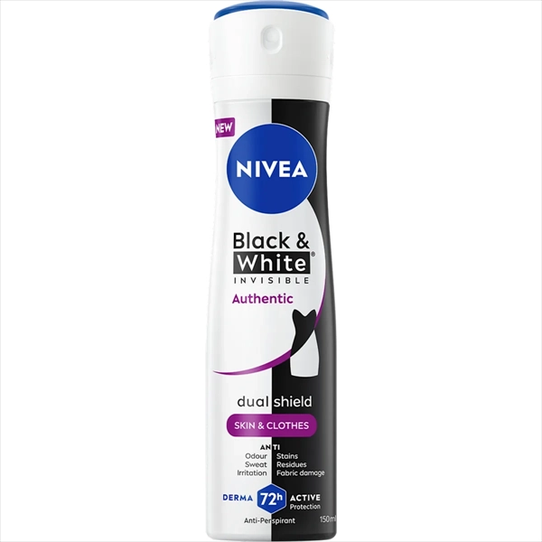 NIVEA W DEO AUTHENTIC 150ML.