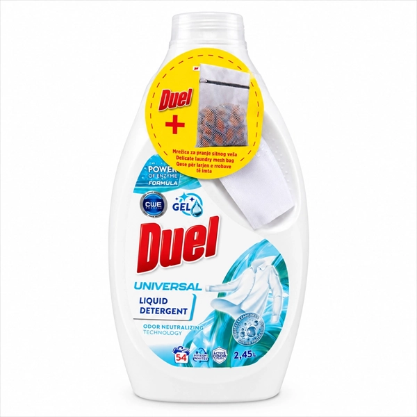 DUEL TEČNI DTG 2,45L UNIVERSAL + MREŽICA ZA SITAN VEŠ