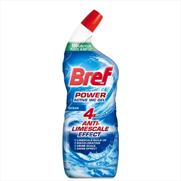 BREF WC POWER GEL 4X OCEAN 750ml