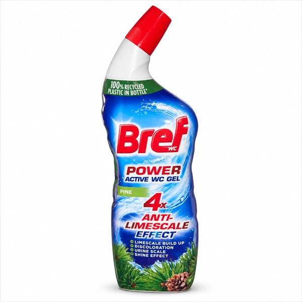 BREF WC POWER GEL 4X PINE 750ml