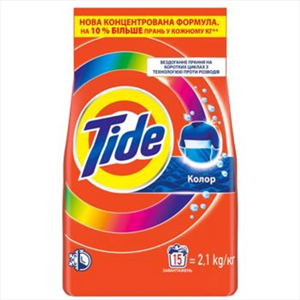 TIDE PRAŠAK ZA PRANJE VEŠA 2.1KG COLOR 15/1
