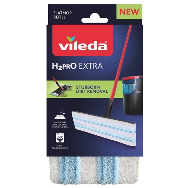 VILEDA H2PRO FLAT MOP REFILL 1/1
